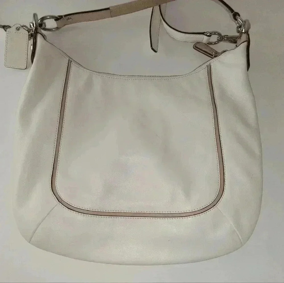 Coach Kristin Leather Light Beige hobo Bag - Picture 5 of 13
